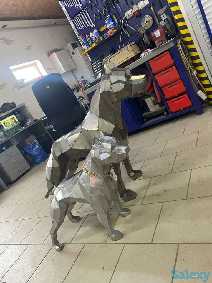 Полигональные фигуры из металла, готовые и на заказ., фотография 3