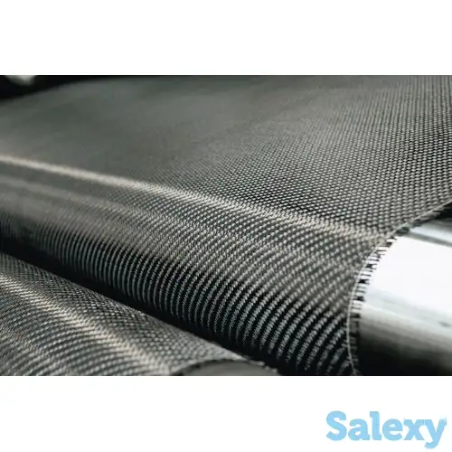 Двунаправленная углеродная карбоновая ткань-саржа, фотография 1