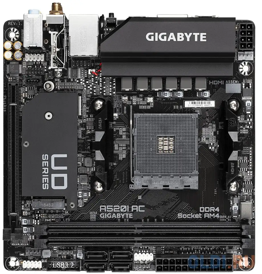 Материнская плата gigabyte a520i ac, фотография 1