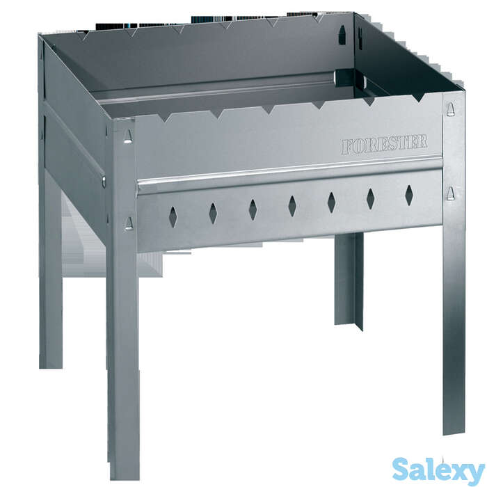 Мангал forester mobile разборный со складным дном и ребрами жесткости, фотография 1