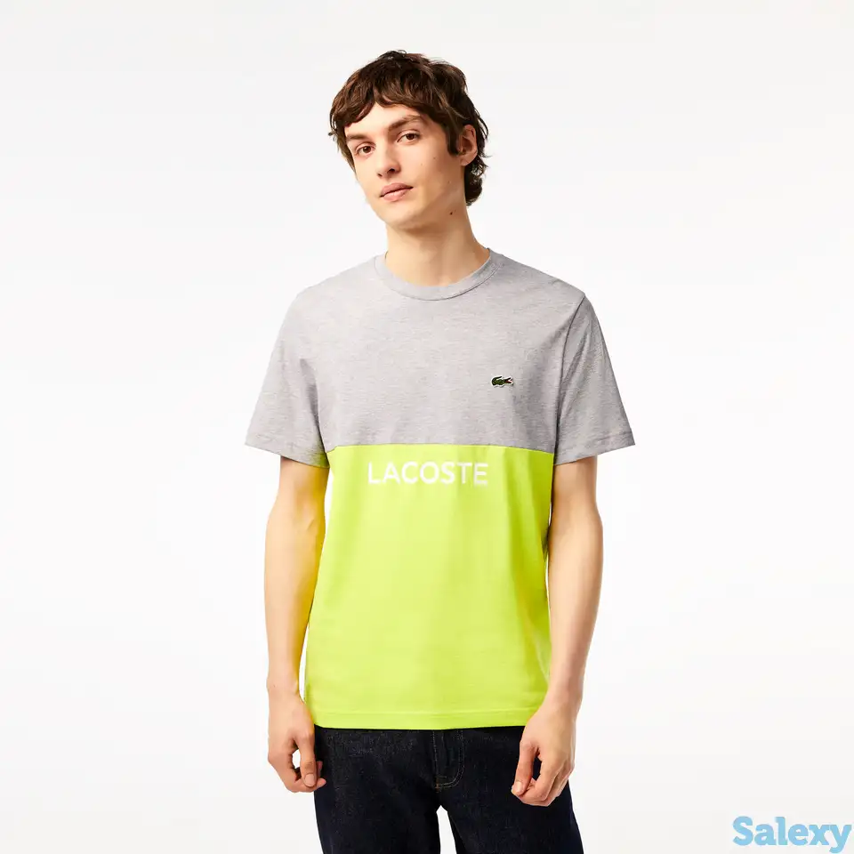 Мужская футболка lacoste men regular fit, фотография 1