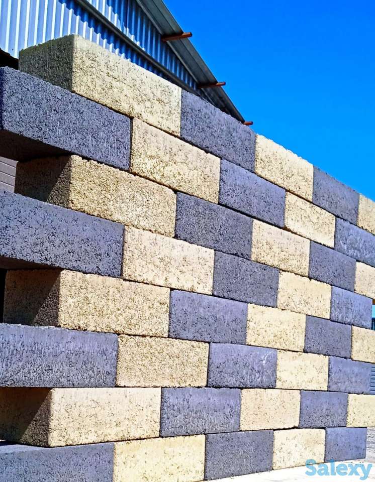 Пескоблок, стандартный угловой, перегородочный, декоративный, кирпич, фотография 7