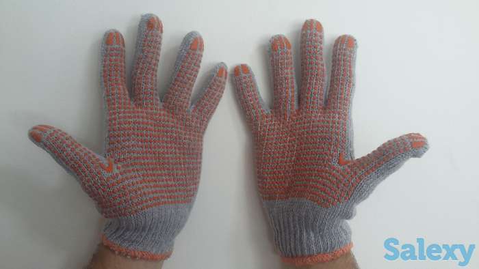 Перчатки х/б с ПВХ точкой, фотография 1