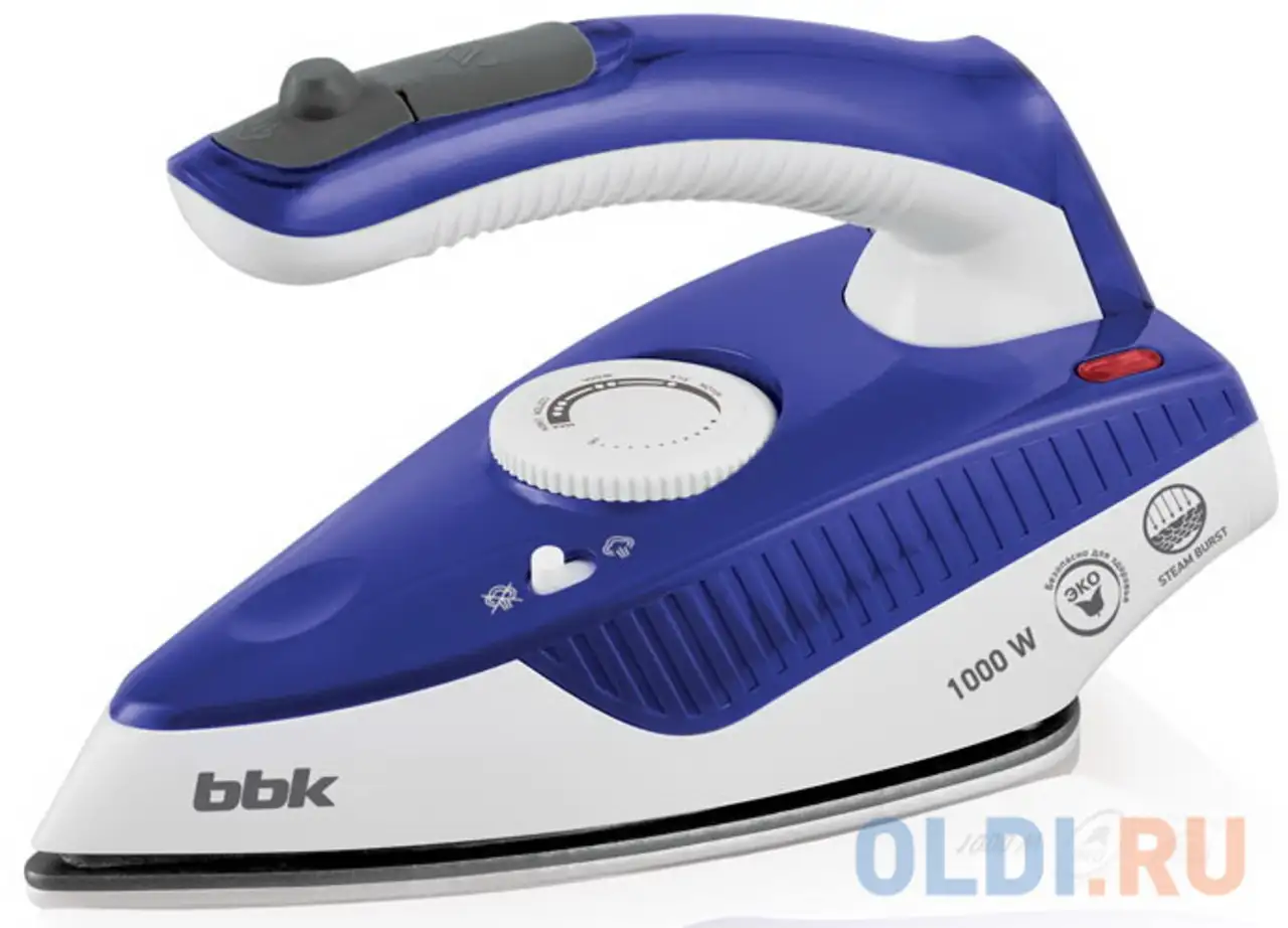 Утюг bbk ise-1600 синий, фотография 1