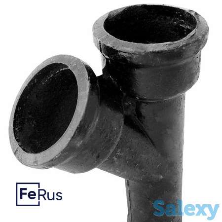 Тройник косой чугунный ГОСТ, фотография 1