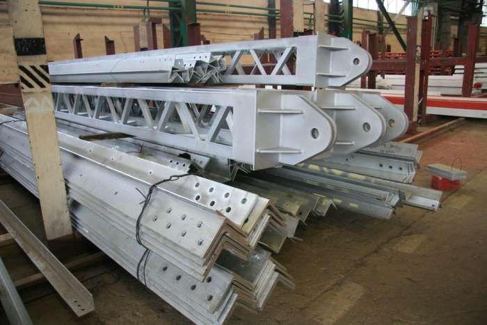 Опоры ЛЭП металлические, фотография 8