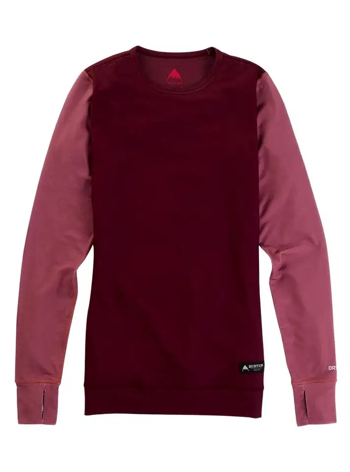 Термокофта burton 19-20 wb mdwt crew rsbrwn/ptroyl, фотография 18