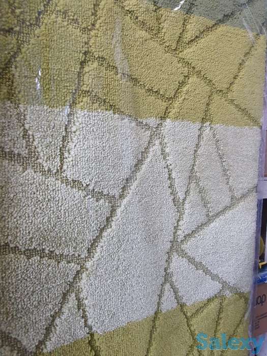 Коврик зеленого цвета для ванны Турция, комплект двойка 100 на 60 см, фотография 3