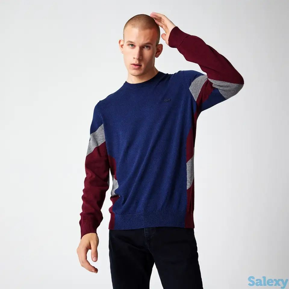 Мусжкой шерстяной свитер lacoste, фотография 1