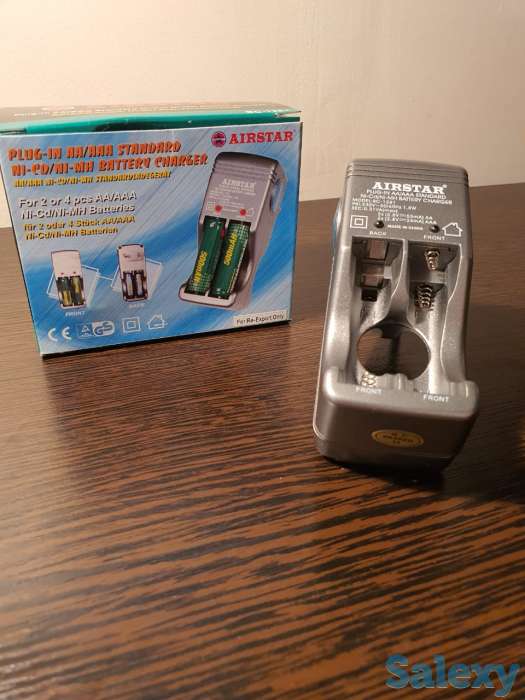 Зарядное устройство, зарядка для аккумуляторных батареек Ni-Cd/Mh, фотография 4