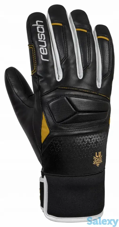 Перчатки reusch 18-19 lindsey vonn black/white/gold, фотография 9