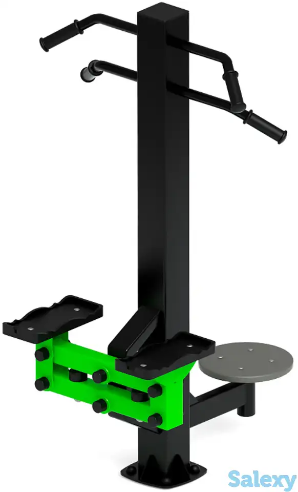 Степ+твистер (зеленый) - уличный тренажер - ст 019-12, фотография 1