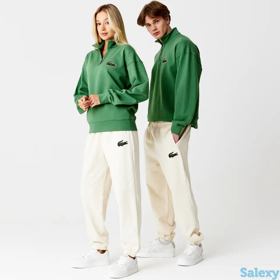 Флисовые спортивные штаны lacoste unisex из органического хлопка, фотография 1