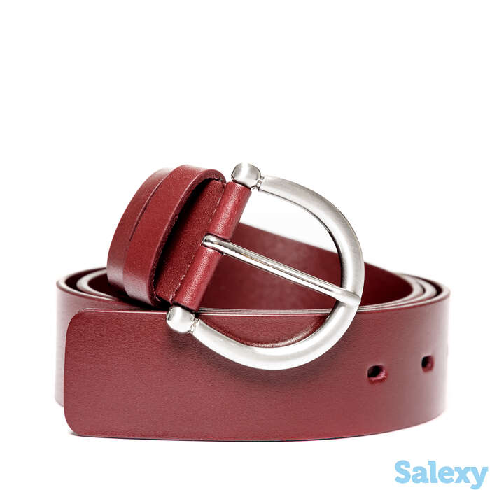 Ремень женский gloster burgundy, фотография 1