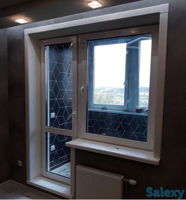 Окна двери витражи перегородки с металлопластика и алюминия профиля., фотография 1