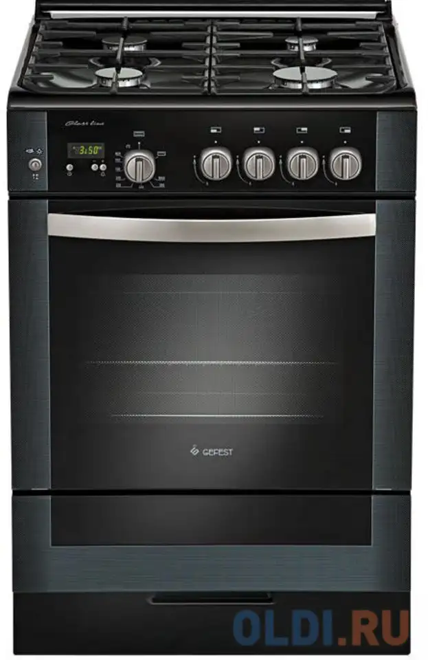 Газовая плита gefest пг 6300-03 0046 черный, фотография 1