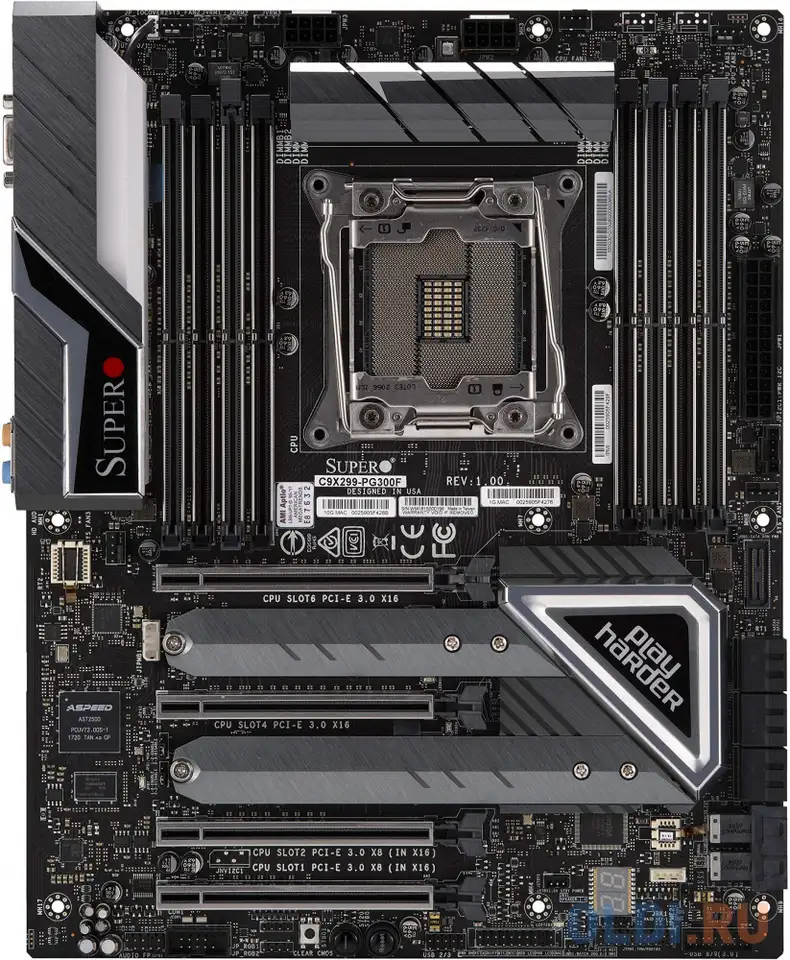 Supermicro mbd-c9x299-pg300f-o, фотография 1