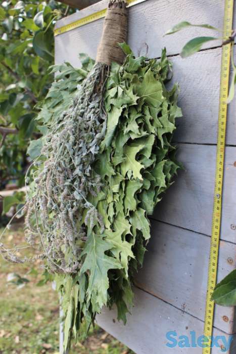 Премиальный банный Яр веник - канадский дуб с мятой, фотография 2