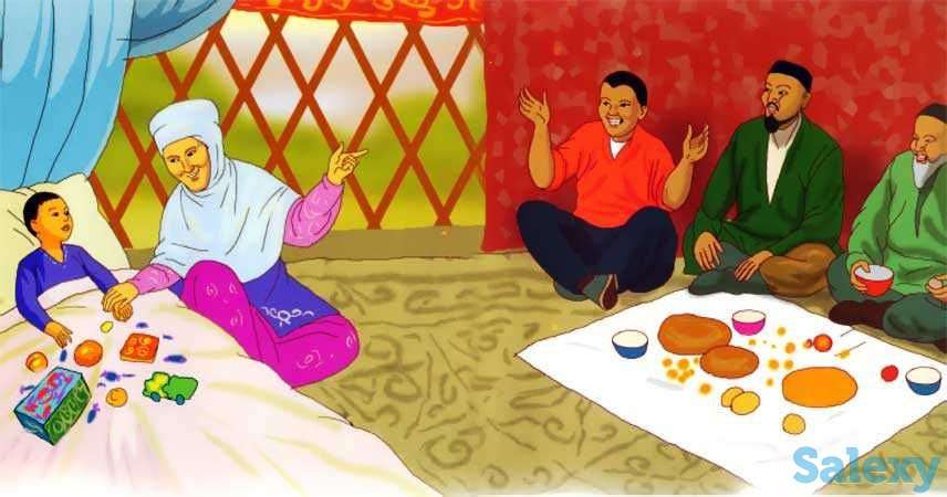 Обрезание традиционное детей Сундетке отыргызу мусульманское детей, фотография 2