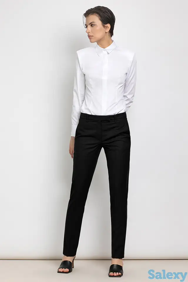 Зауженные брюки средней посадки vassa&co, фотография 1