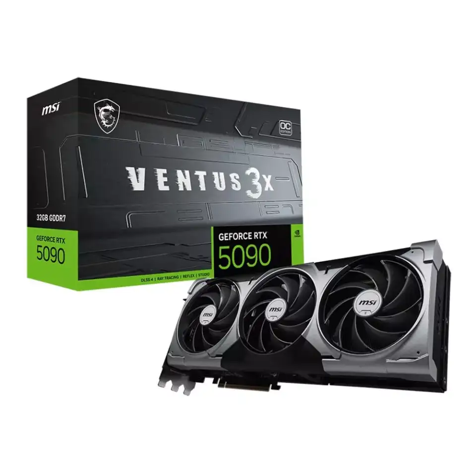 Nvidia Geforce rtx 5090 msi Ventus 3X original graphics cards, фотография 2