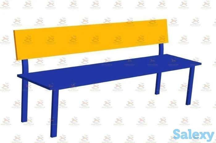 Скамейка детская уличная простая, фотография 1