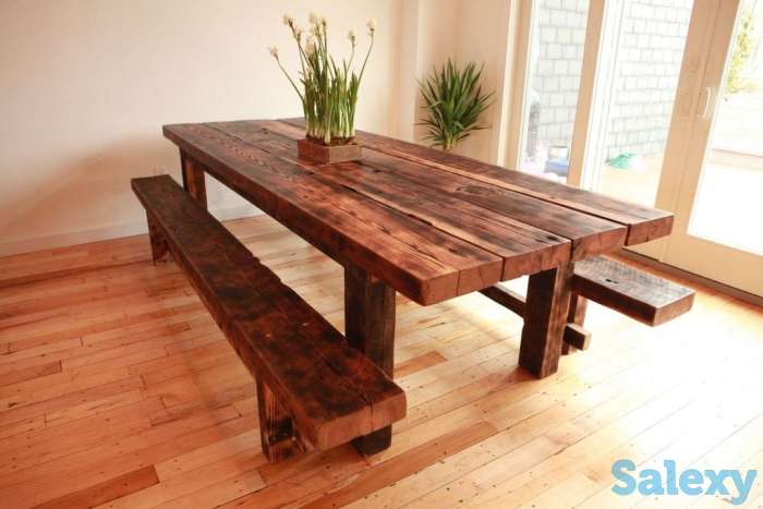 Деревянные изделия, столы, стулья, для бани, по любому вопросу ждём вас, фотография 6