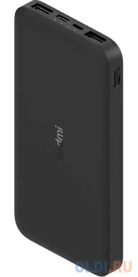 Аккумулятор внешний xiaomi 10000mah redmi power bank (black), фотография 1