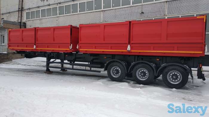 полуприцеп универсальный самосвал двухкузовной, фотография 3