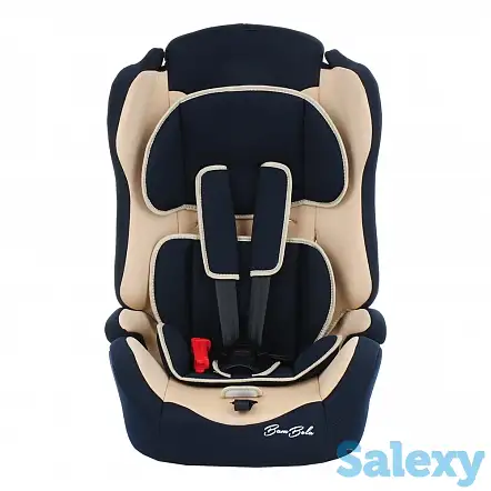 BAMBOLA Автомобильное кресло для детей 9-36 кг PRIMO Т.Синий/Бежевый 2шт/кор, фотография 2