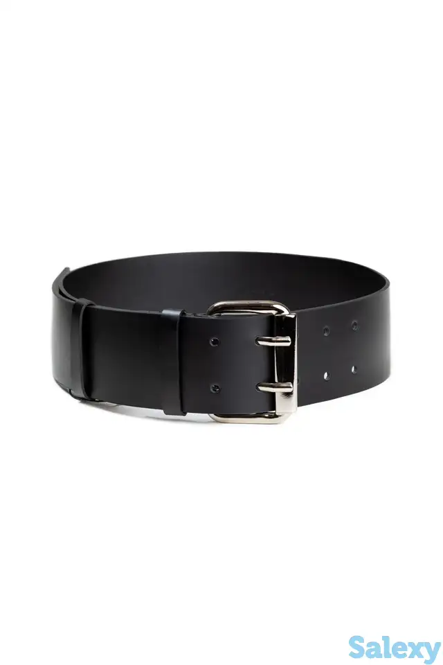 Кожаный ремень с металлической пряжкой vassa&co, фотография 1