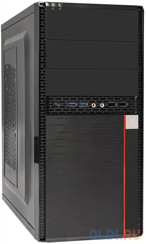 Корпус microatx exegate ba-204u 450 вт чёрный, фотография 1