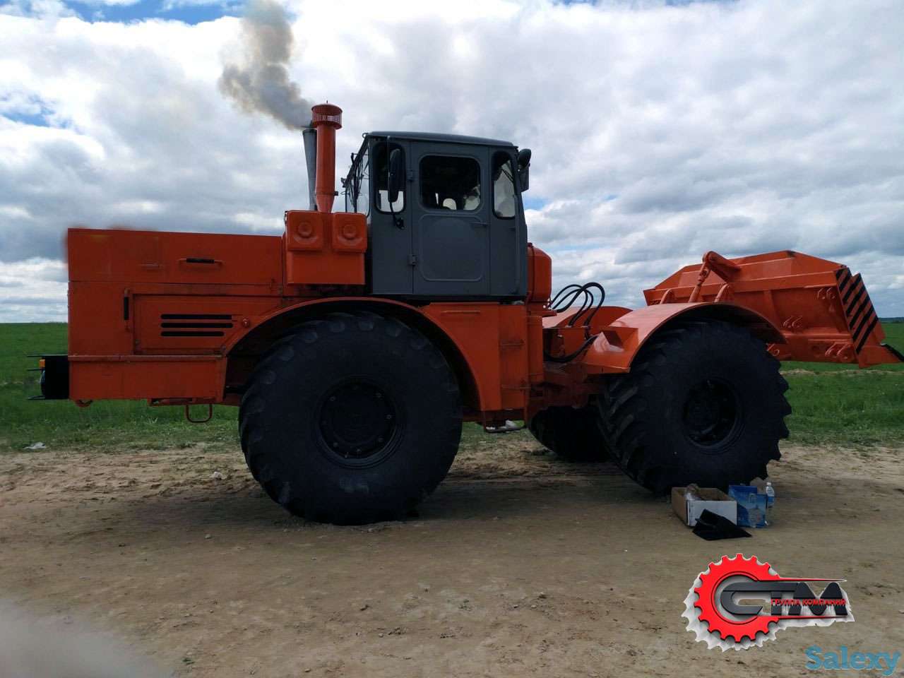 Трактор к701, отвал для уборки снега, фотография 2