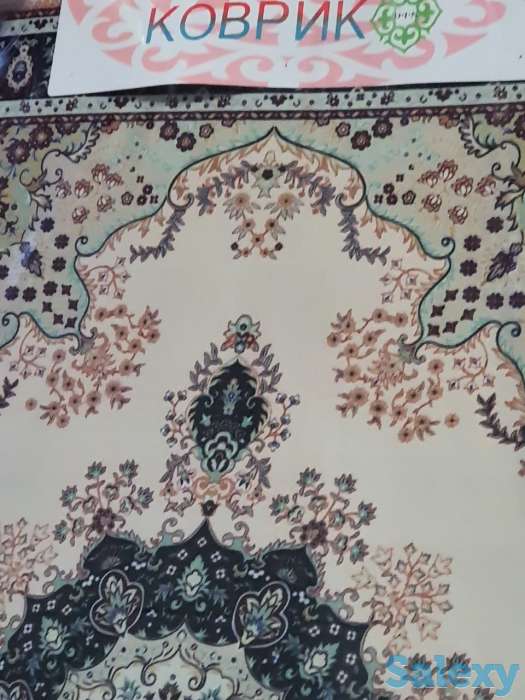 Коврик 120 на 80 см с орнаментами, подойдет в любую комнату, фотография 1