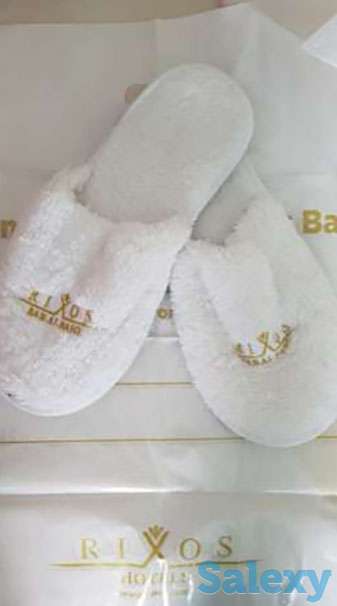 Белые домашние тапочки, фотография 1