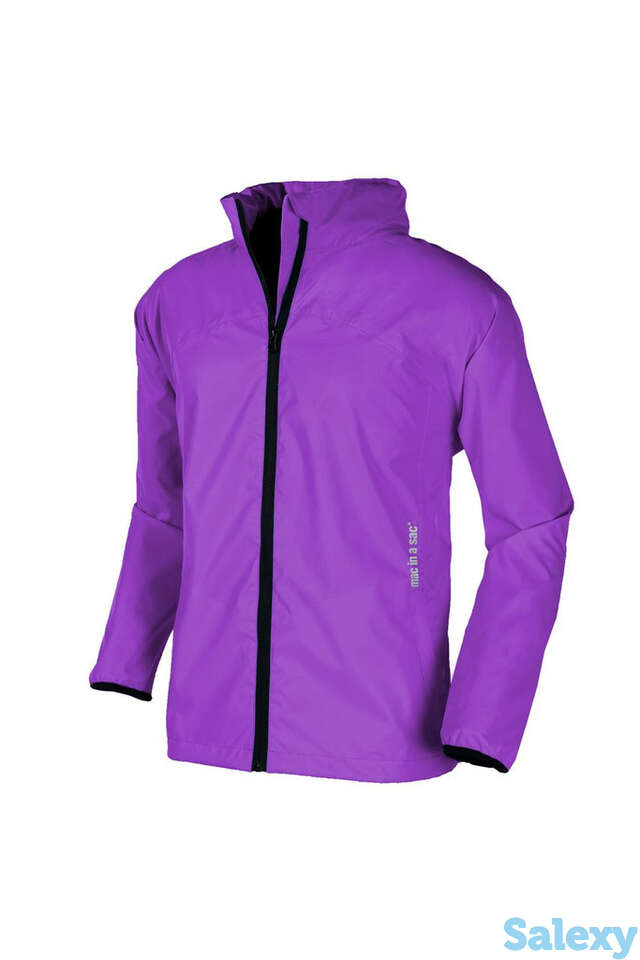 Ветровка мужская непромокаемая мембранная mac in a sac classic фиолетовая, фотография 1