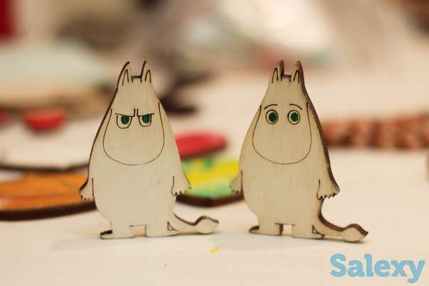 Деревянные брошки. Деревянные брошки на любой выбор., фотография 1