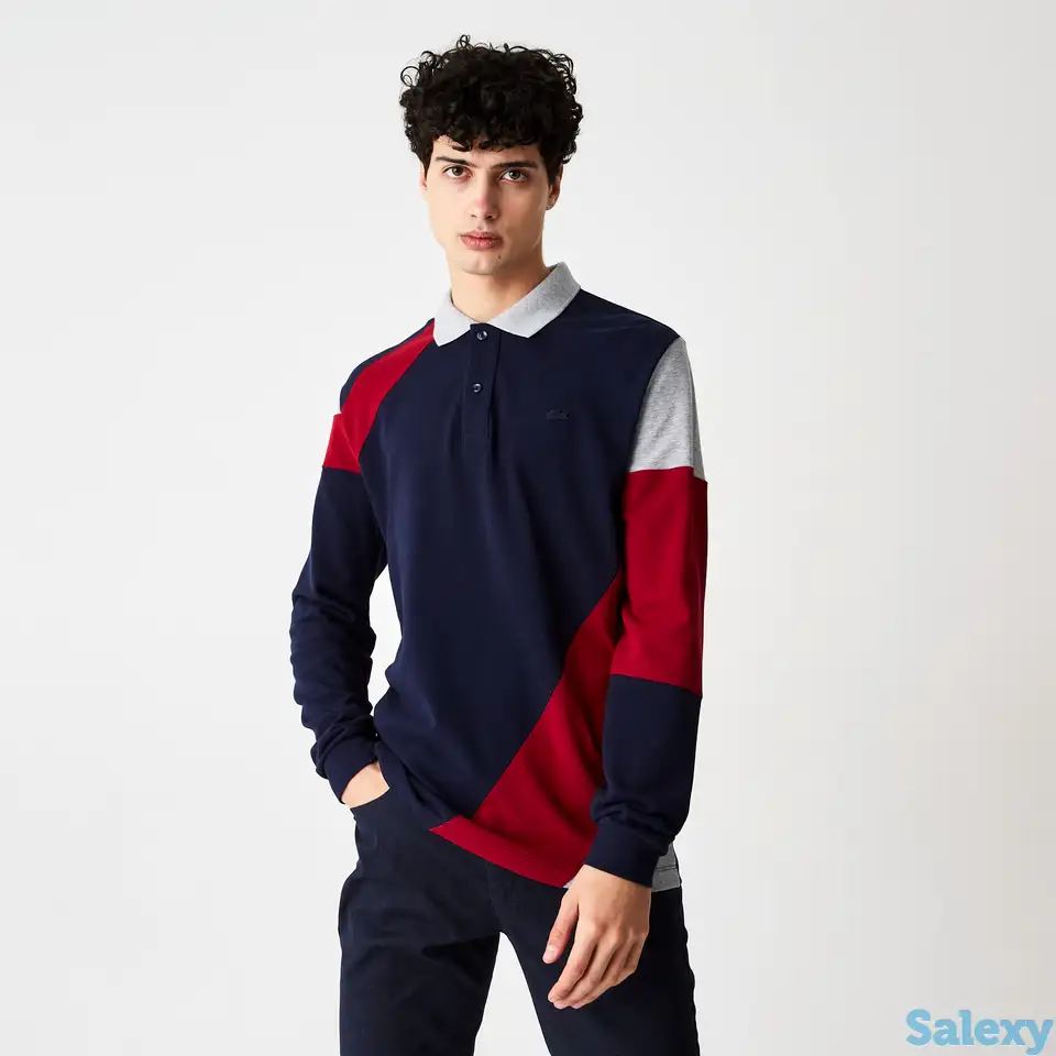 Мужское поло lacoste regular fit, фотография 1