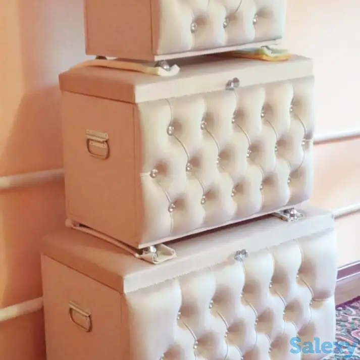 Продаю Сундуки пуфики . Делаю на заказ мебели и реставрирую старые Сундуки диваны кресла, фотография 5