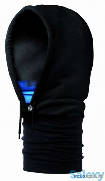 Капюшон-шарф buff hoodie pixelize/black, фотография 1