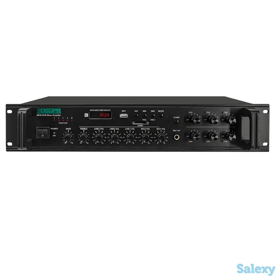 Микшер-усилитель dsppa mp610u, фотография 1
