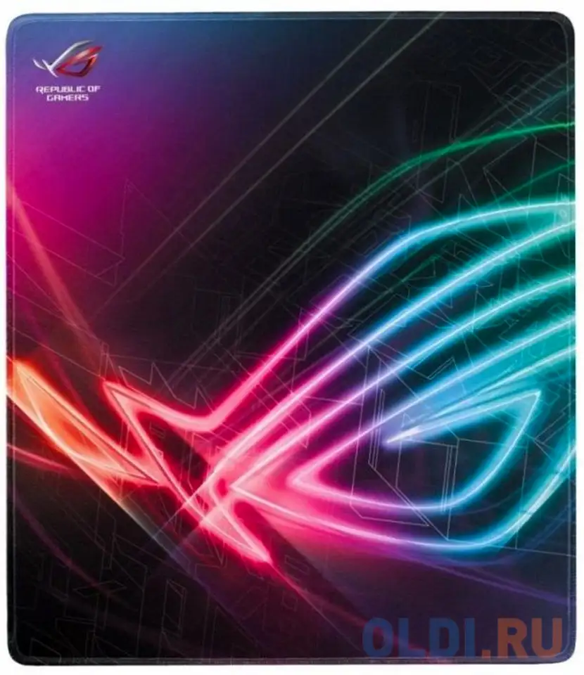 Коврик для мыши asus rog strix edge черный/рисунок 90mp00t0-b0ua00, фотография 1