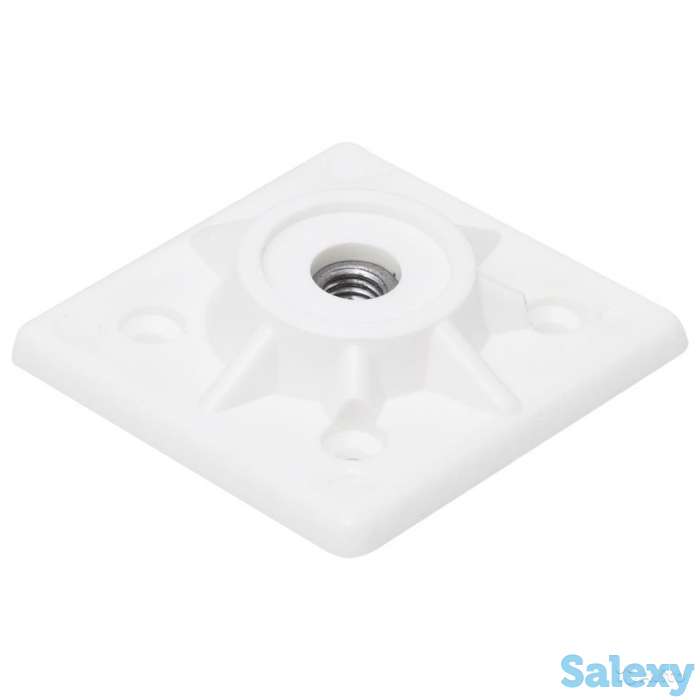 Держатель ноги табурета 10 мм цвет белый, фотография 1