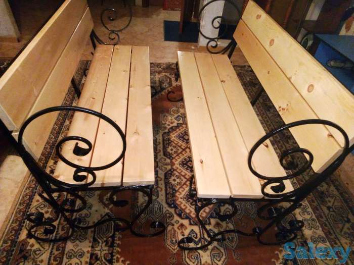 Кованная скамья, фотография 2