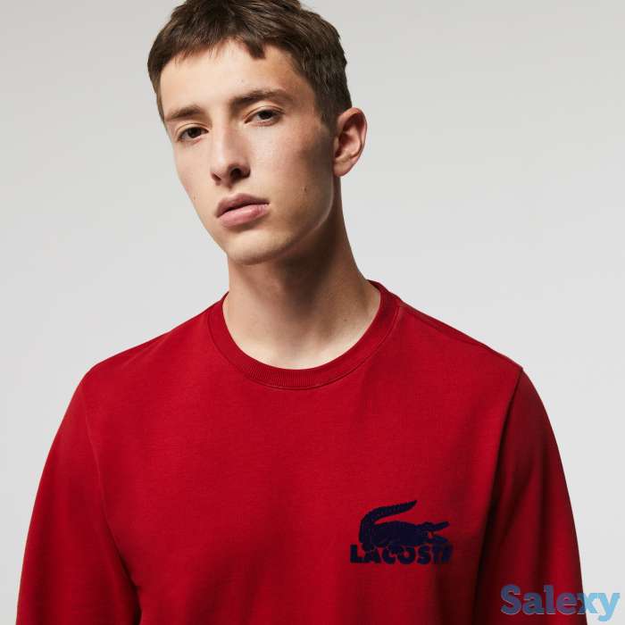 Мужская толстовка lacoste из хлопкового флиса, фотография 3