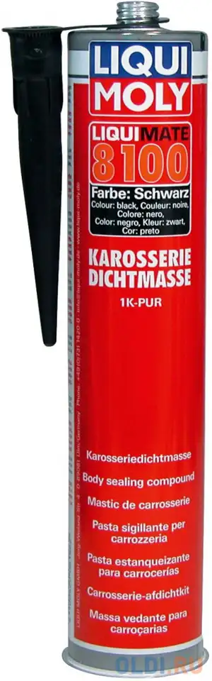 Клей-герметик liquimoly liquimate 8100 1k-pur schwarz (черный) 6146, фотография 1