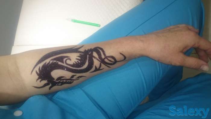 Роспись по телу хной, глитером.Свадебное мехенди,, фотография 9