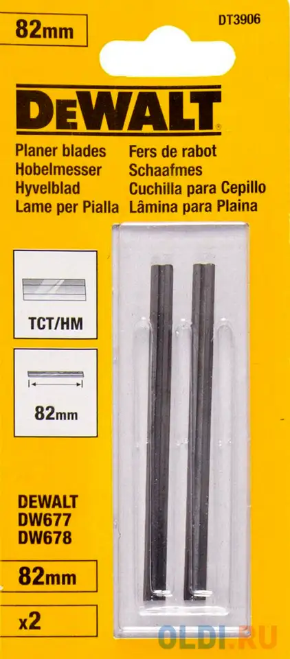 Нож для рубанка dewalt dt3906-qz, фотография 1