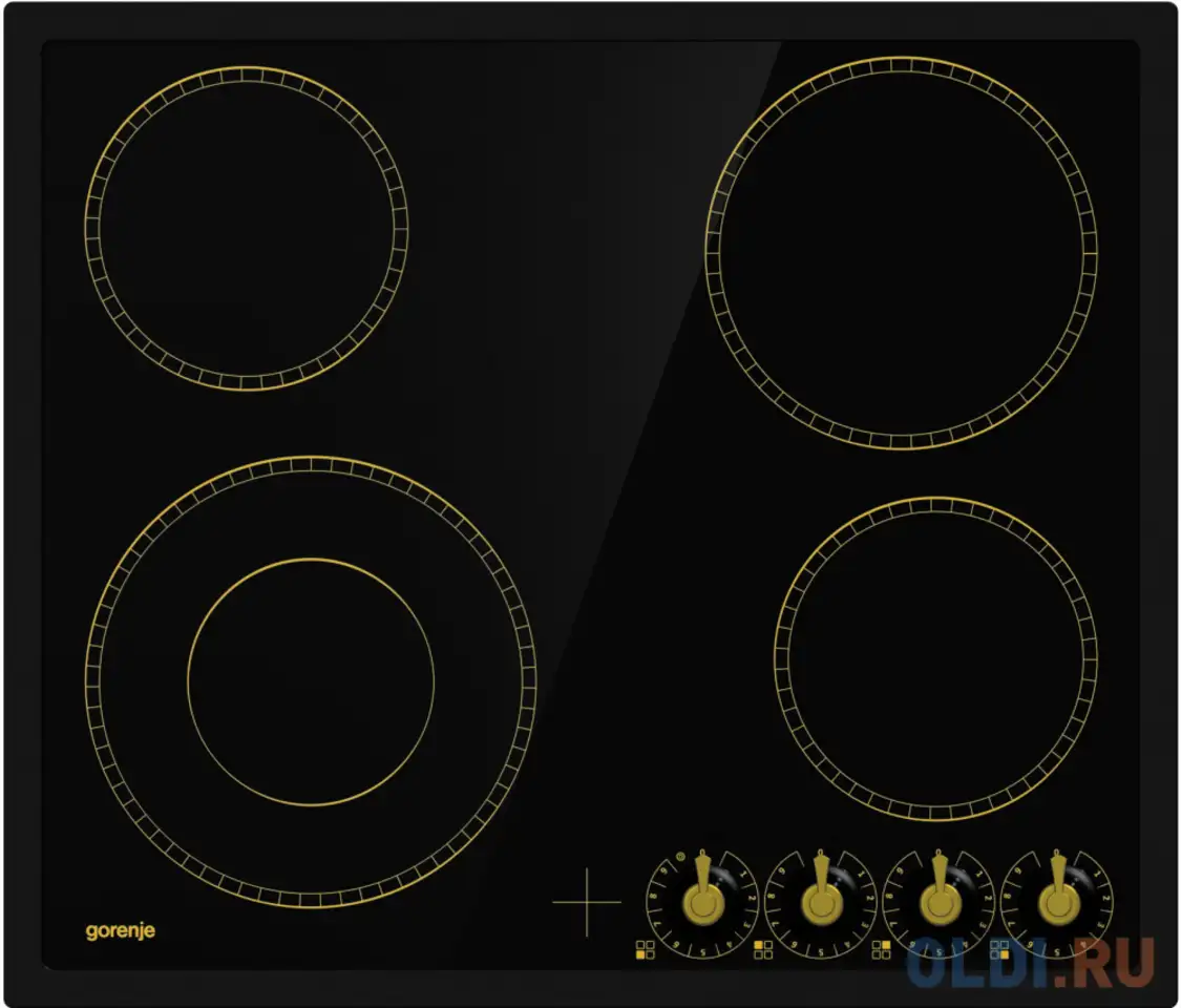 Варочная панель электрическая gorenje ec642clb черный, фотография 1