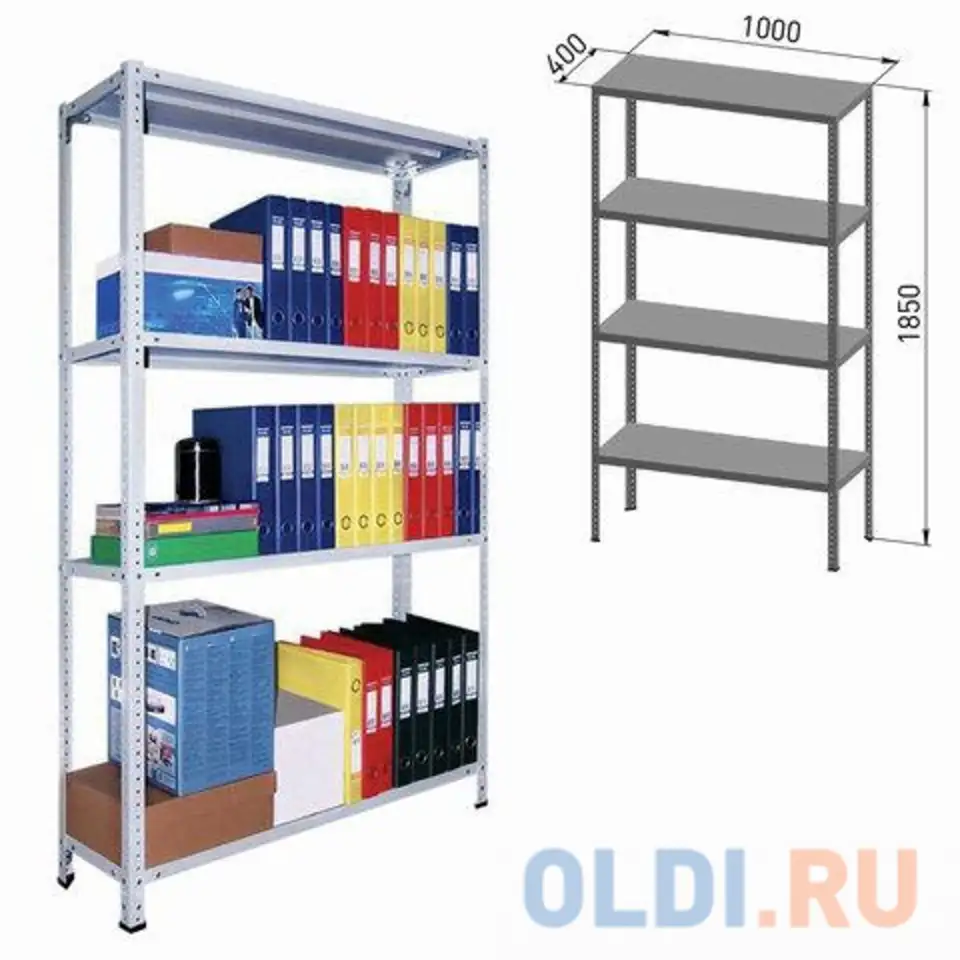 Стеллаж металлический практик 